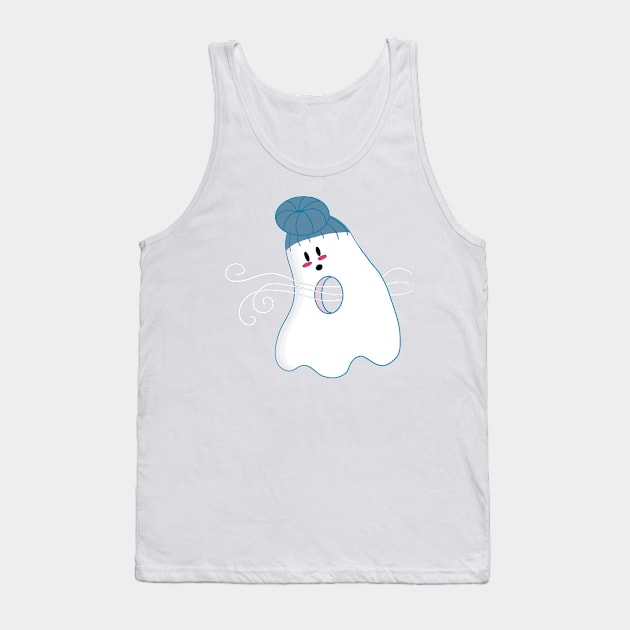 Little Ghost Airy Tank Top by nathalieaynie